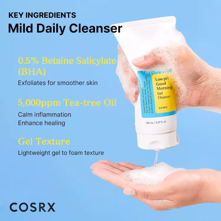 cosrx low ph good morning gel cleanser 50ml 16 cosrx low ph good morning gel cleanser 50ml 16