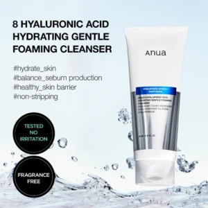 Home anua 8 hyaluronic acid hydrating gentle foaming cleanser 2 1200x1200 a1533080 f62c 443f 9352 24350795aae7